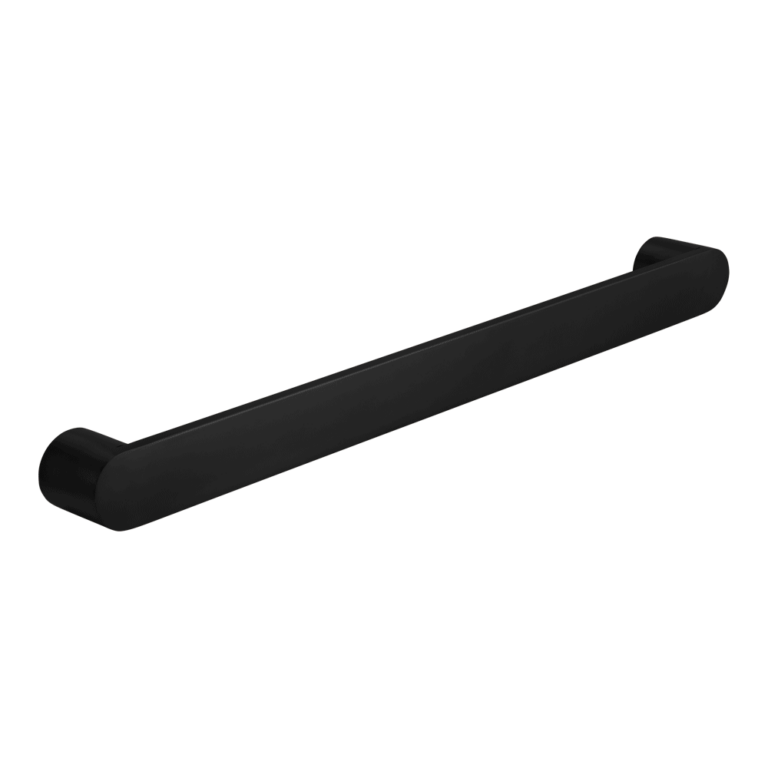 Milani Heated Towel Rail Matte Black ABI Interiors UK