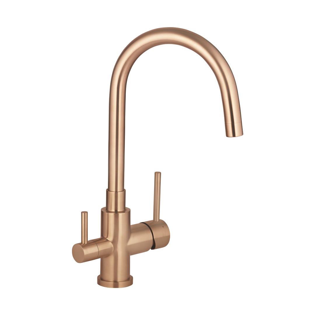 Elysian Commercial 3 Way Filter Tap – Brushed Copper