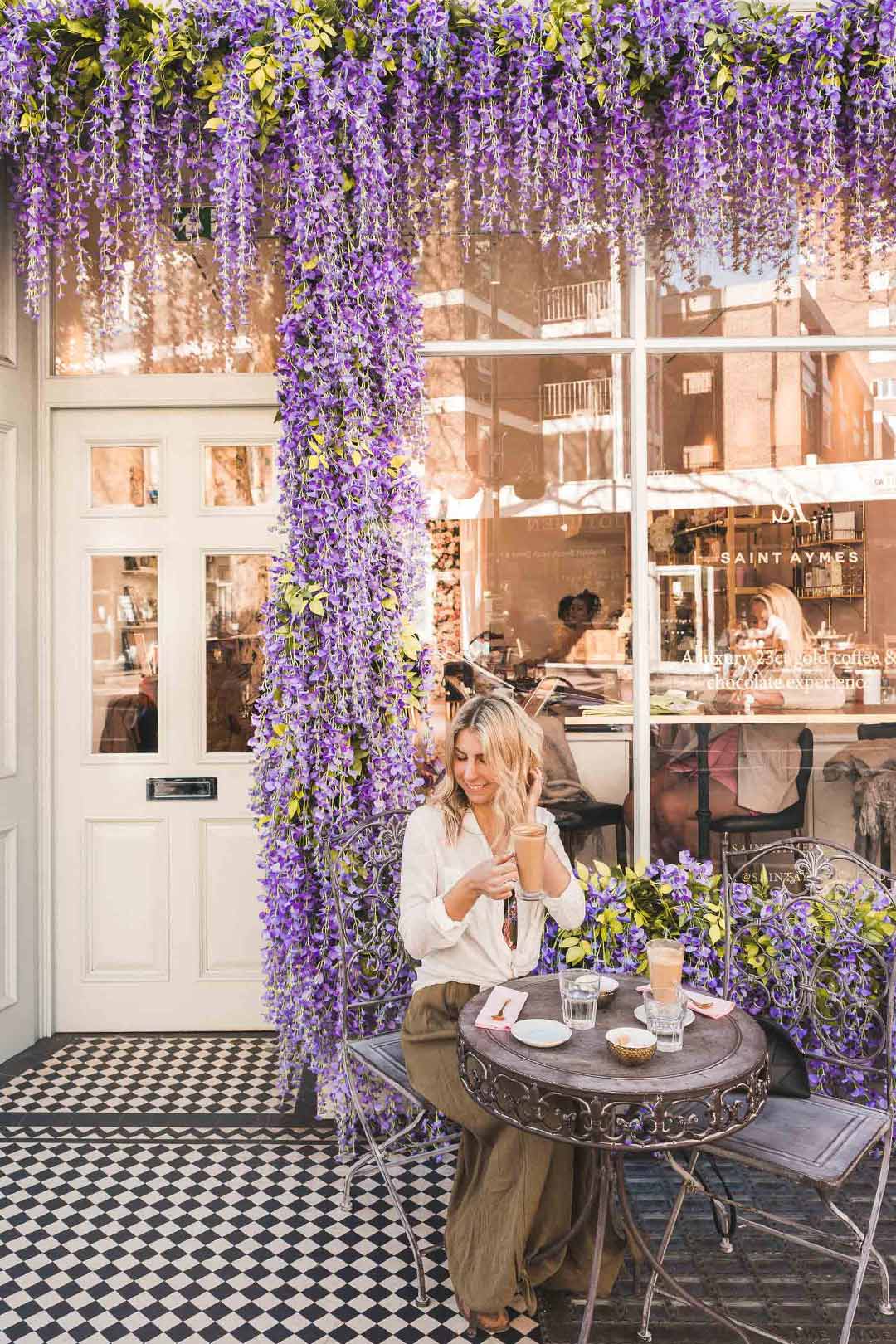 4. Beautiful Cafes in London - Saint Aymes