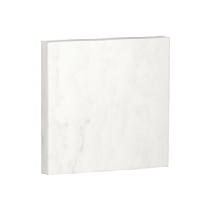 Colour Sample - Solid Surface - 80x80mm - Carrara Marble
