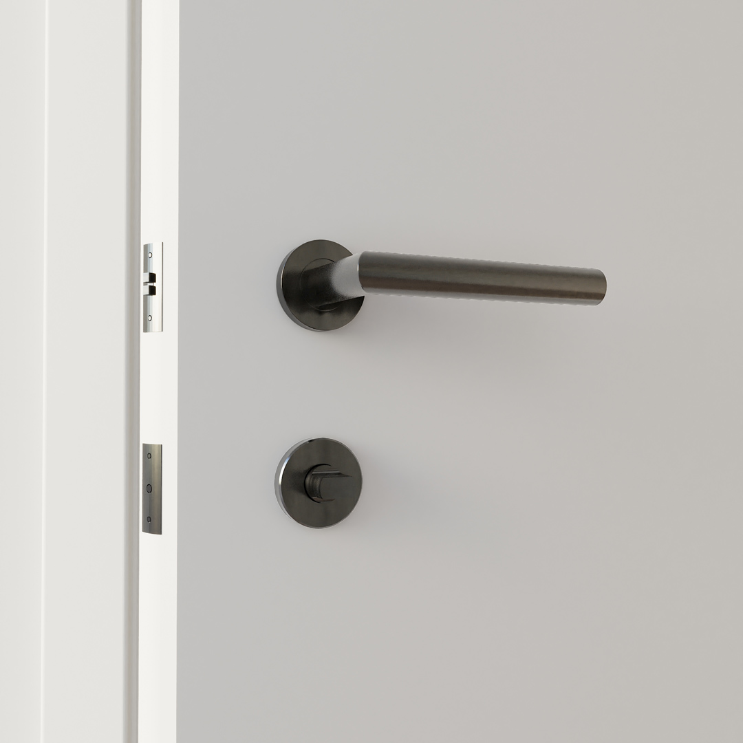 Dion Privacy Snib lock Brushed Gunmetal ABI Interiors UK