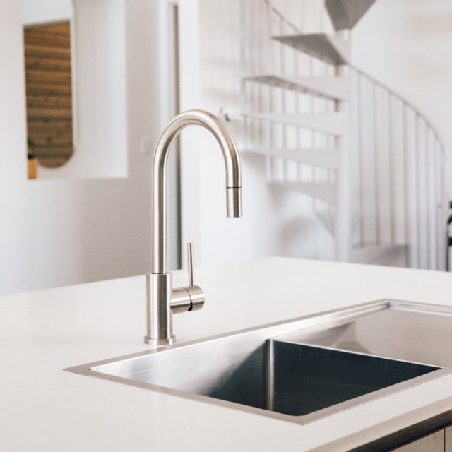 Elysian Commercial PullOut Kitchen Mixer Stainless Steel ABI