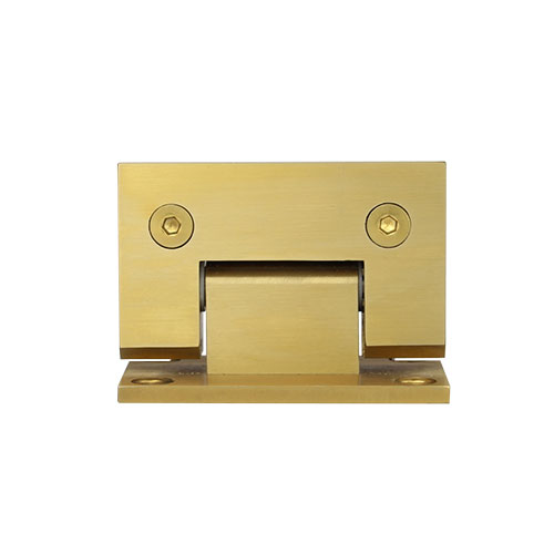 Kenzie Glass to Wall Shower Hinge – Brushed Brass
