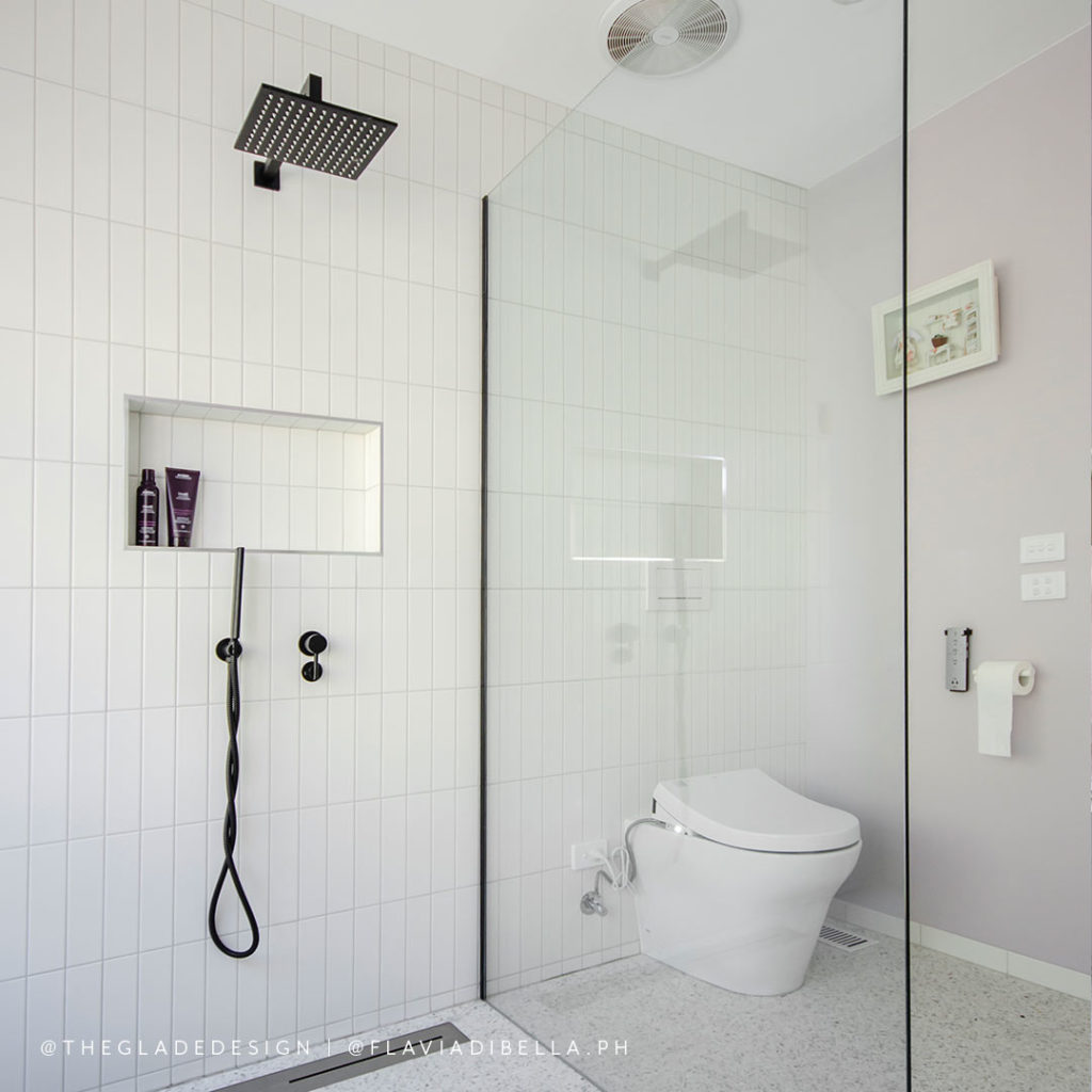 Rounded Rectangle Hand Shower - Matte Black - ABI Interiors UK