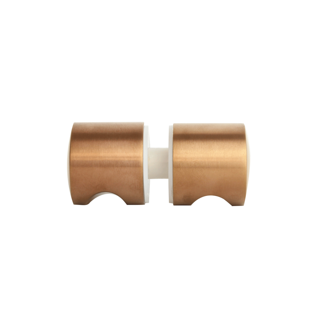 Livio Shower Door Handle Brushed Copper ABI Interiors UK
