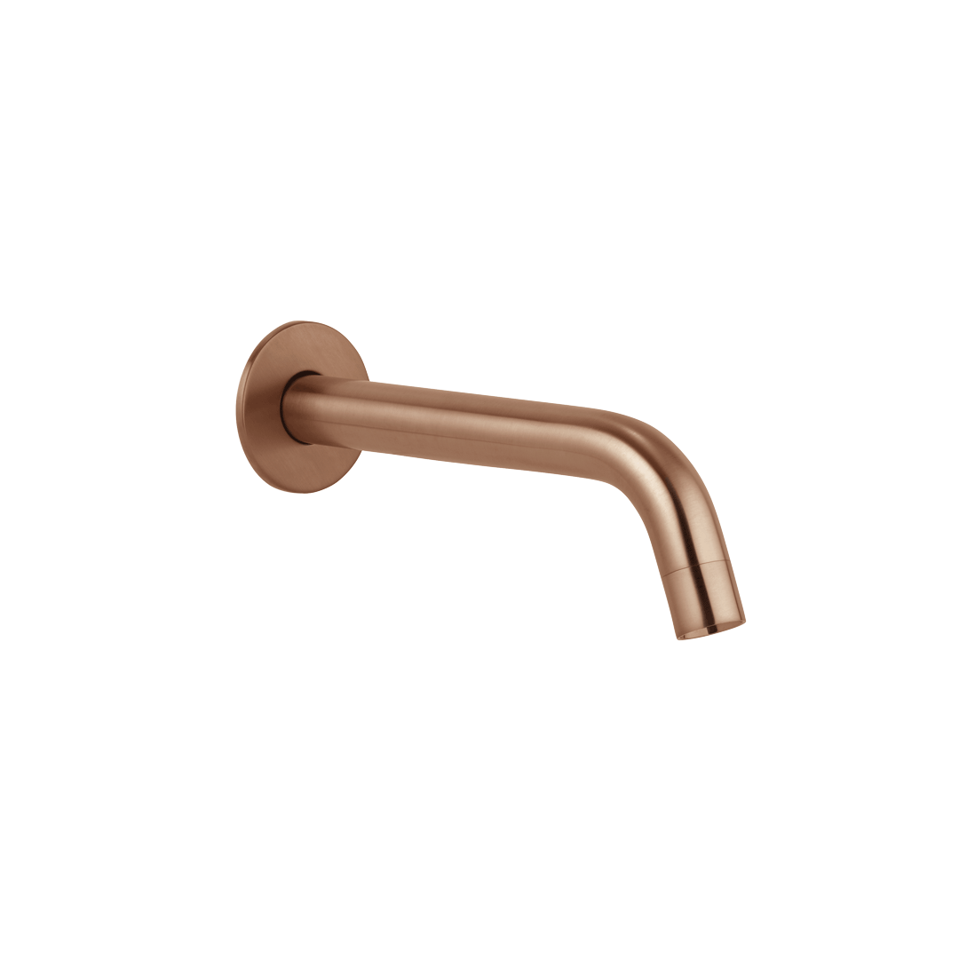 Wall Mounted Spout – Brushed Copper