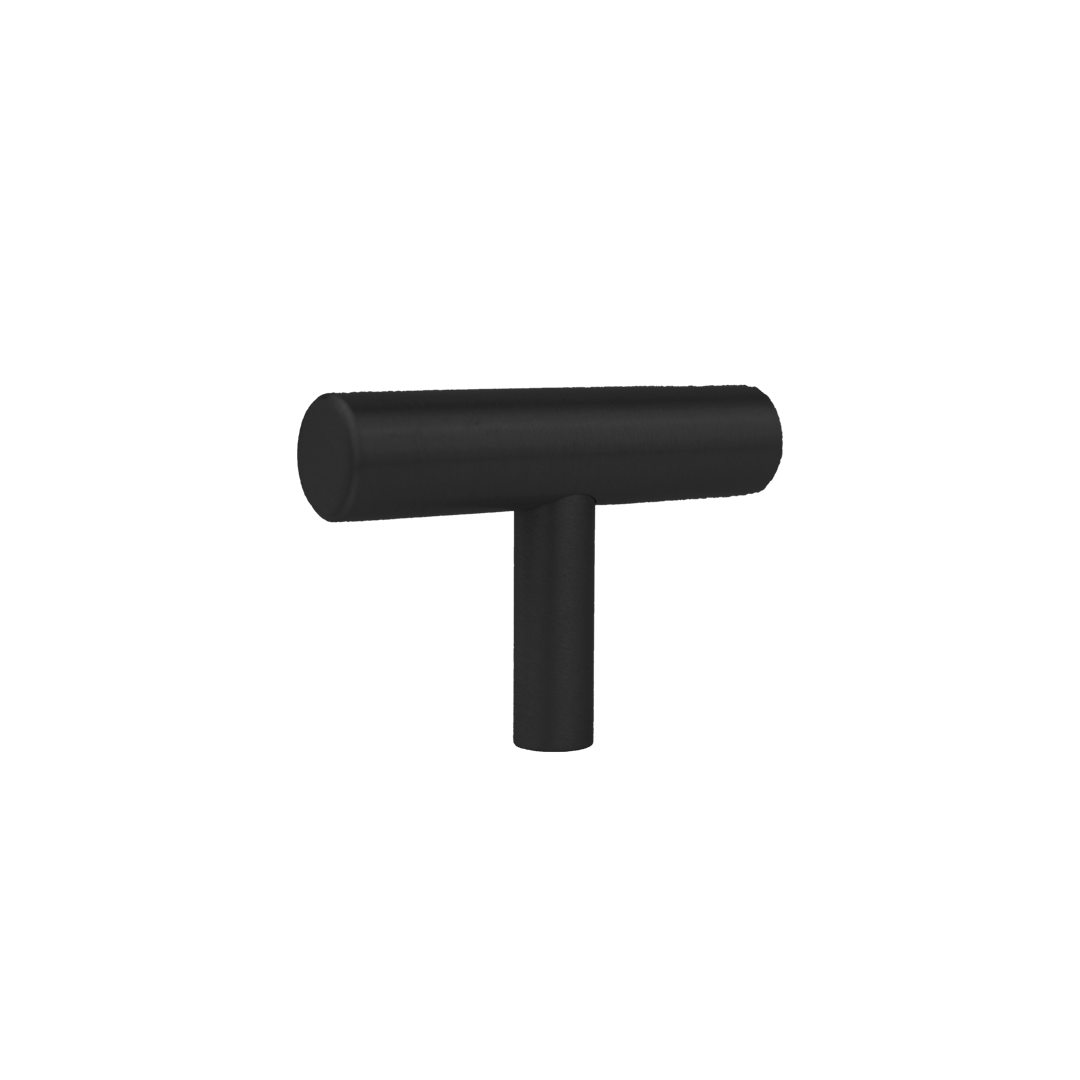 Tezra Cabinetry T Pull 50mm – Matte Black