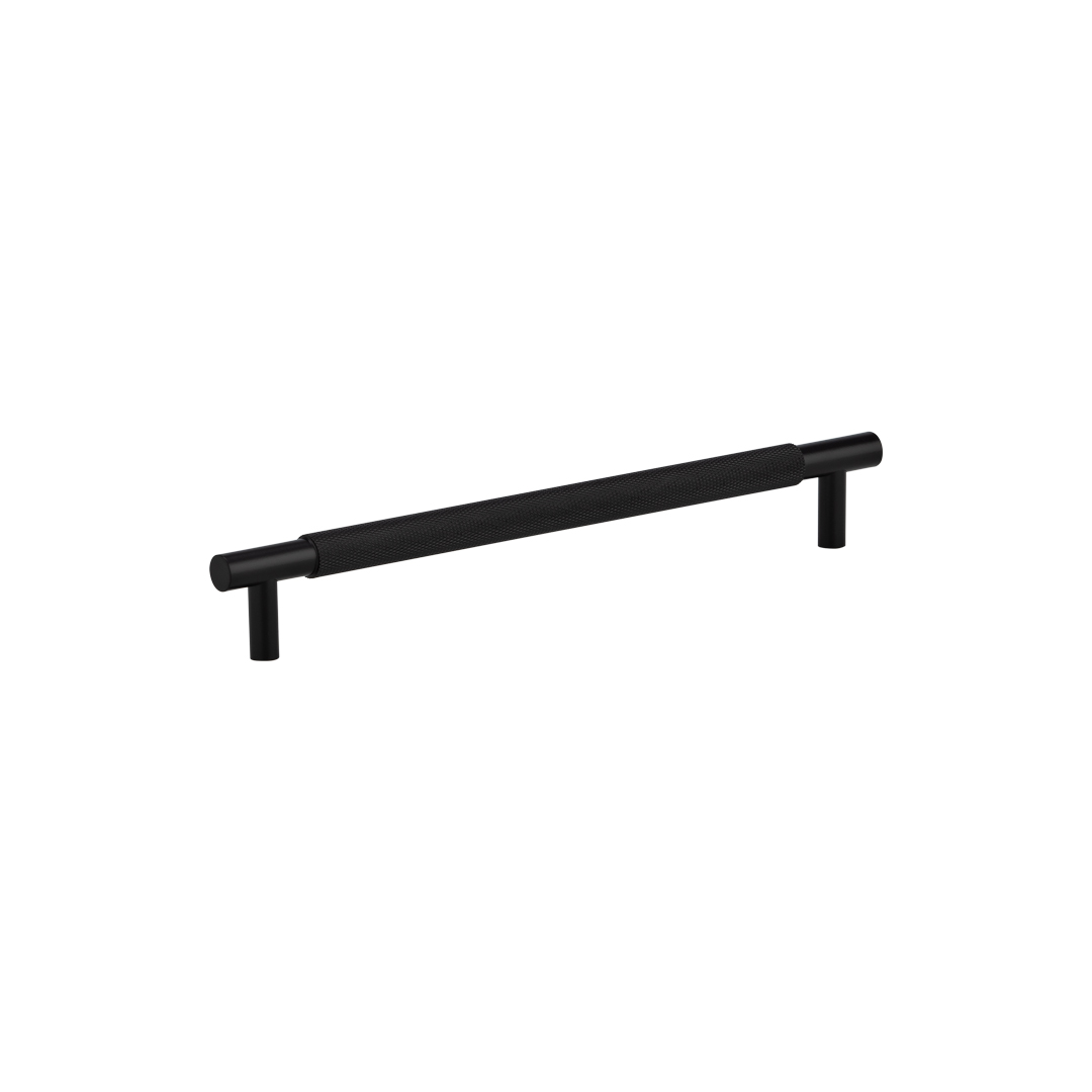 Tezra Textured Cabinetry Pull 220mm – Matte Black