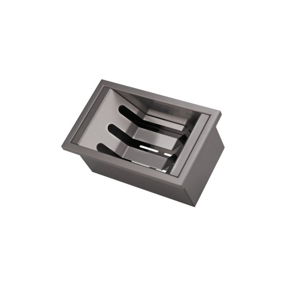 Colander Insert Brushed Gunmetal Entertainer Series ABI Interiors UK