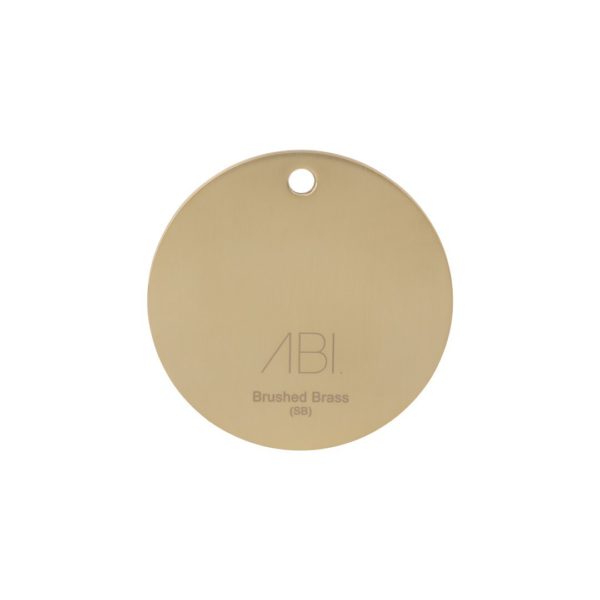 Colour Sample - Brushed Brass (PVD) - Solid Brass