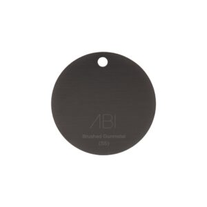 Colour Sample - Brushed Gunmetal (PVD) - Stainless Steel