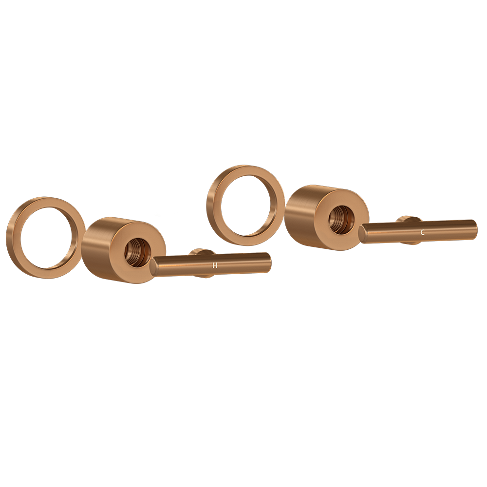 Barre Assembly Handle Kit- Brushed Copper