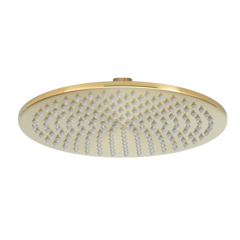 Brushed Brass Shower Heads Buy Online ABI Interiors UK