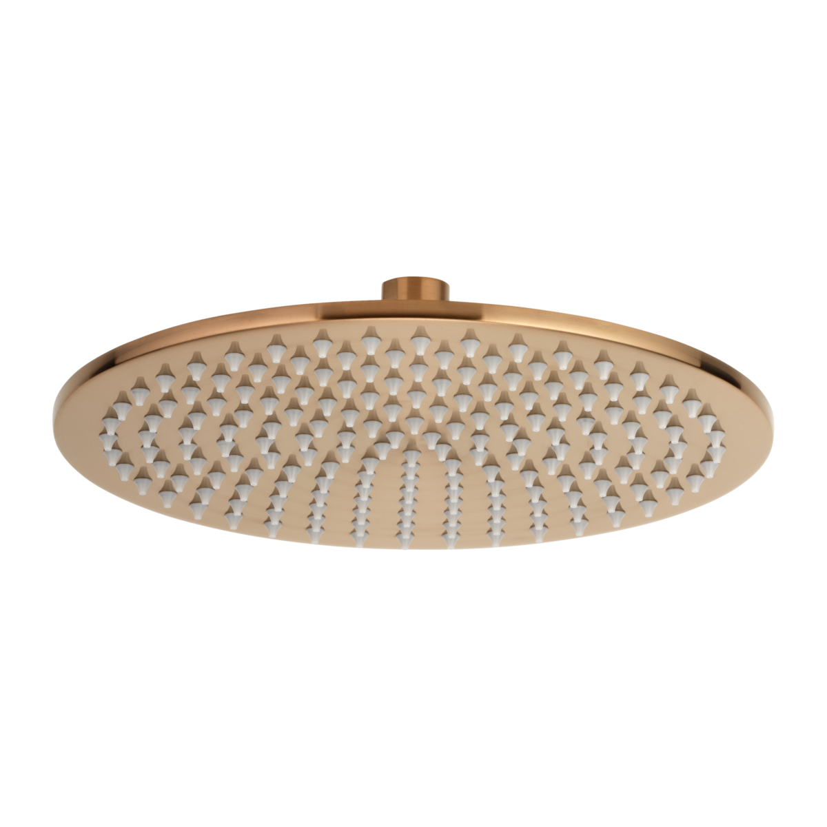 Dana Round Shower Head 250mm Brushed Copper ABI Interiors UK