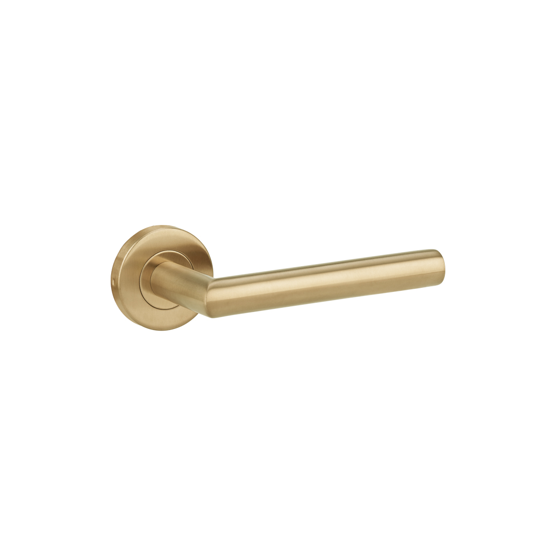 Atley Rectangular Flush Pull - Brushed Brass - ABI Interiors UK