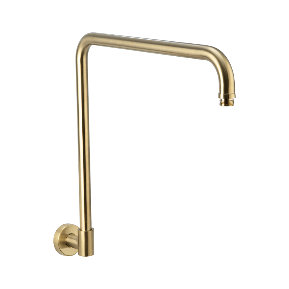 Eden Shower Arm – Brushed Brass