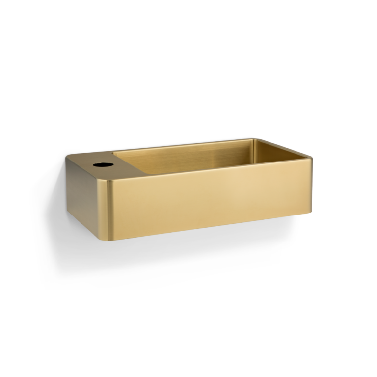 Sink Basket Waste Brushed Brass (with overflow) ABI Interiors UK