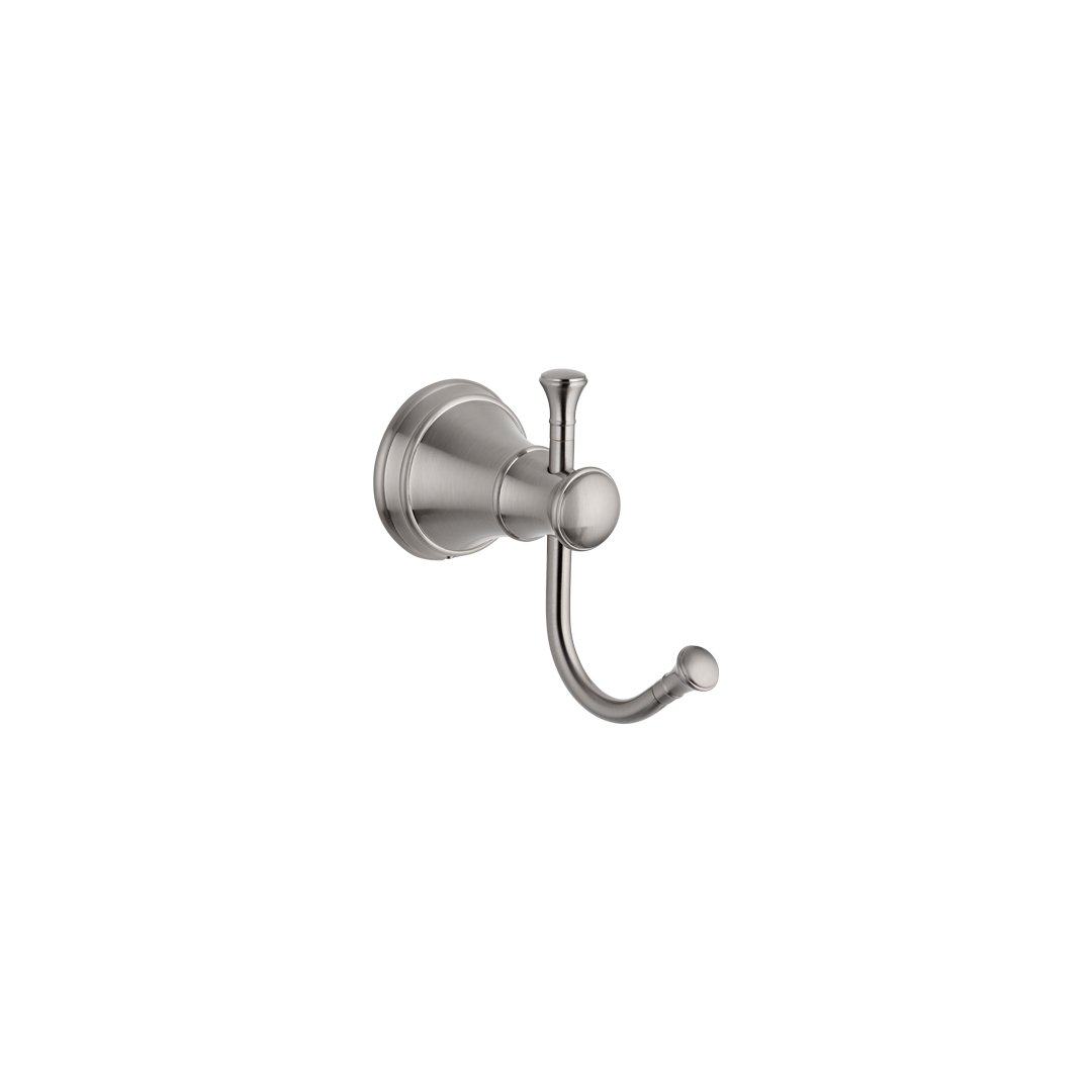 Kingsley Robe Hook - Brushed Nickel - ABI Interiors UK