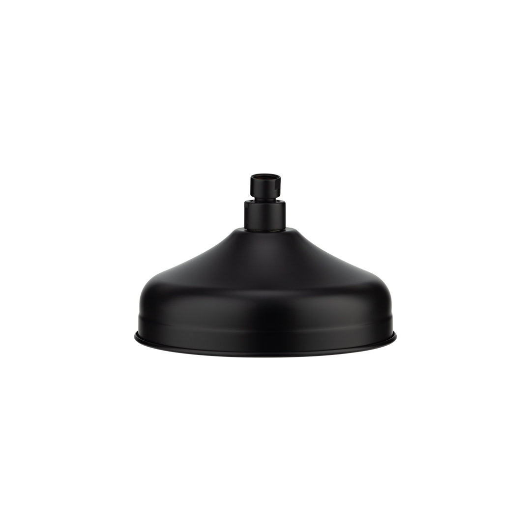 Kingsley Shower Head Round Matte Black ABI Interiors UK