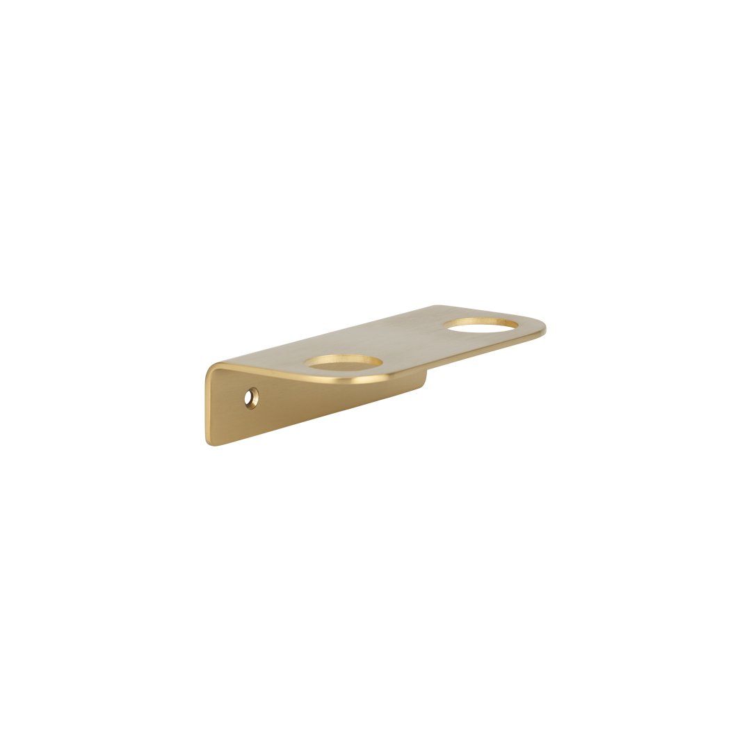 Atley Rectangular Flush Pull - Brushed Brass - ABI Interiors UK