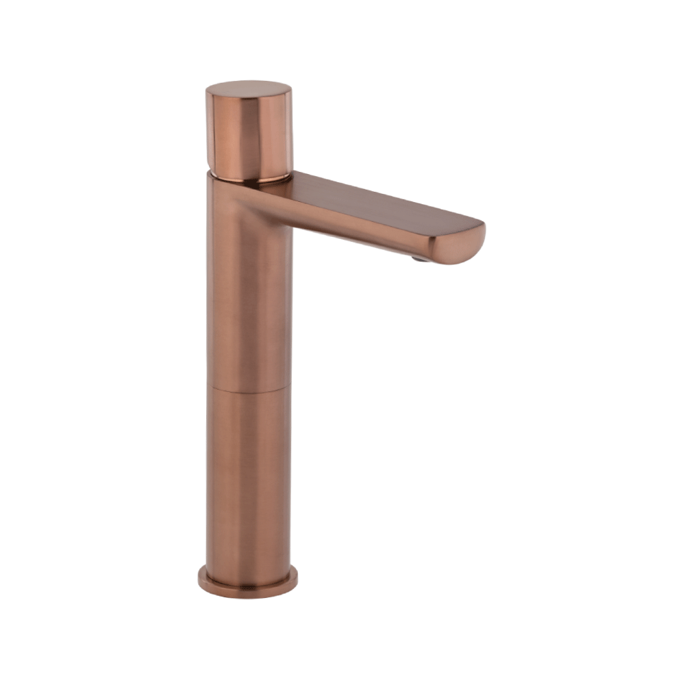 Milani Extended Basin Mixer – Brushed Copper