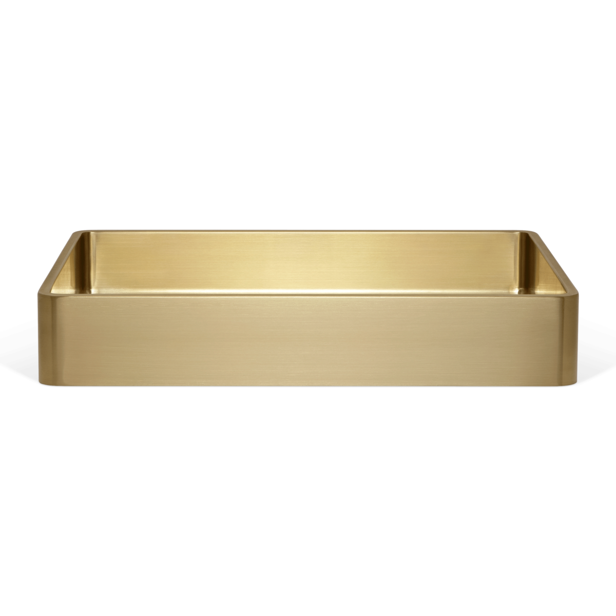 Ora Basin Sink 470mm – Brushed Brass
