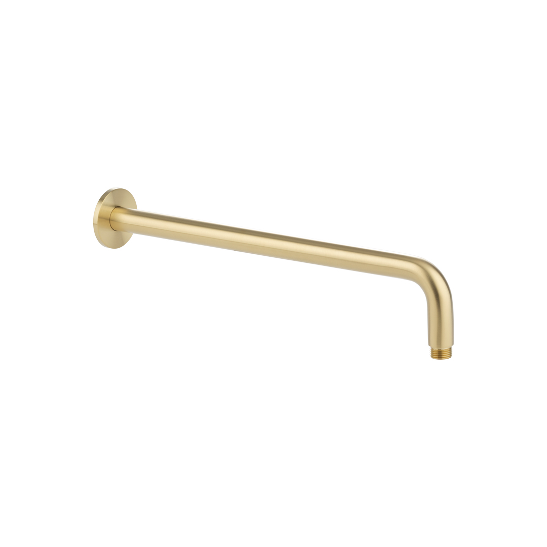 Phili Shower Arm 400mm – Brushed Brass