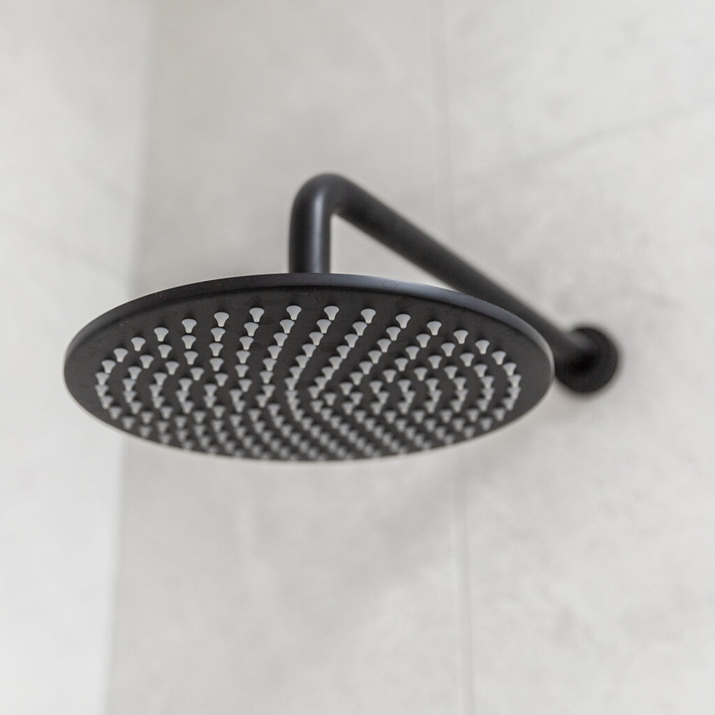Shower Arm 400mm Matte Black ABI Interiors UK