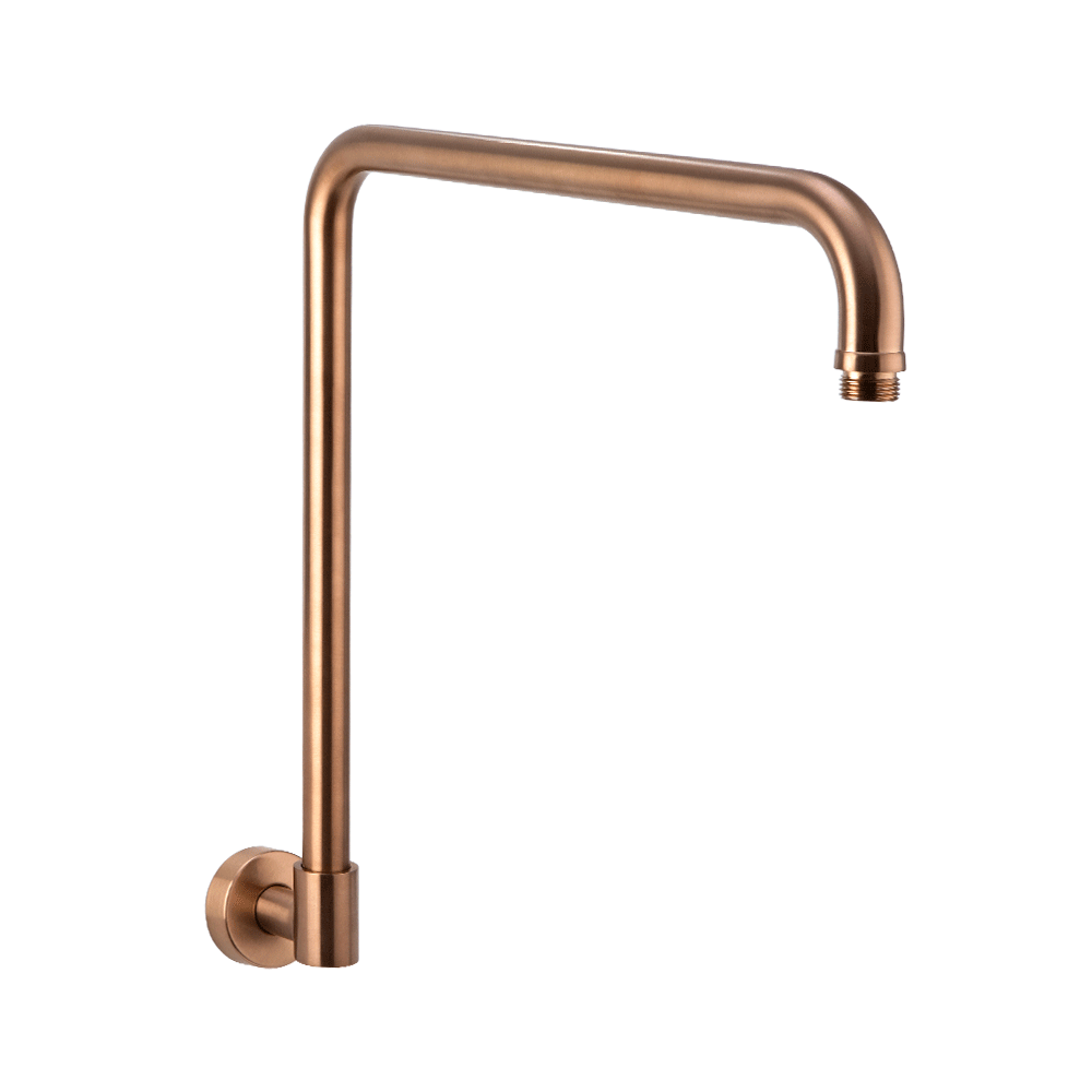 Eden Shower Arm – Brushed Copper