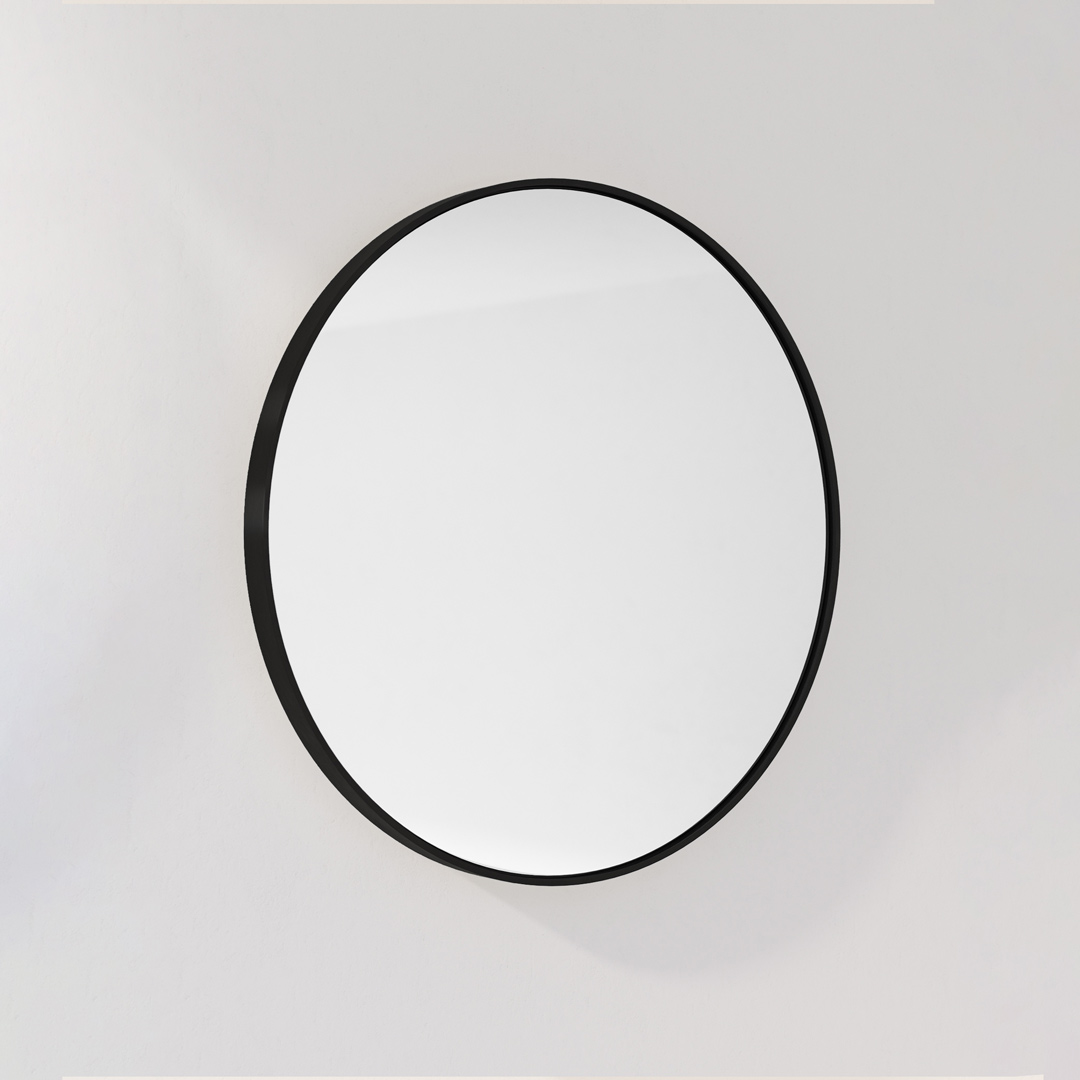 Vexi Handmade Mirror 600mm – Matte Black