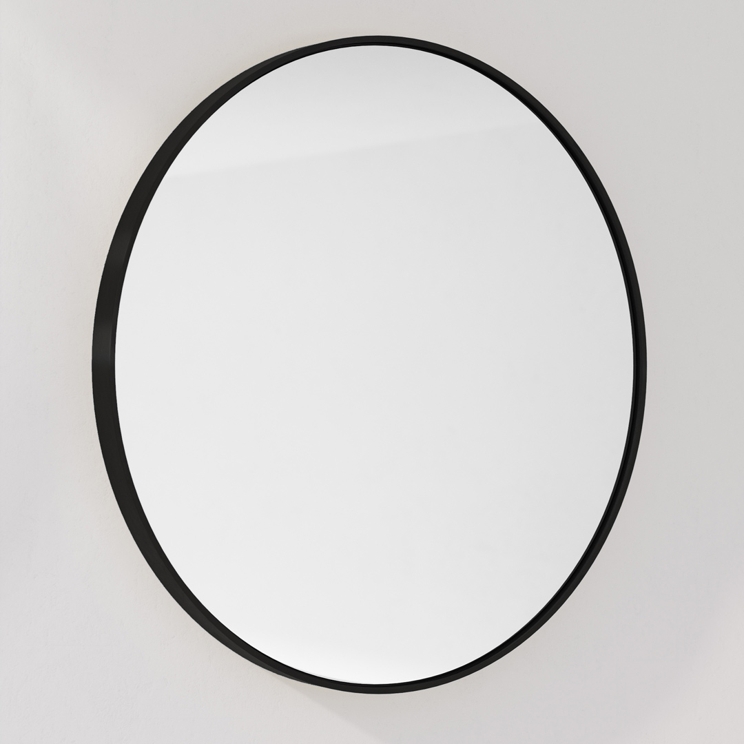Vexi Handmade Mirror 800mm – Matte Black